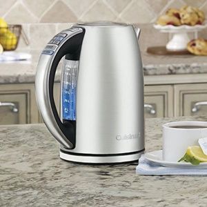 Cuisinart 1.7-Liter Stainless Steel Electric Kettle Programmable Temperatures